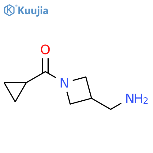 Methanone, [3-(aminomethyl)-1-azetidinyl]cyclopropyl- structure