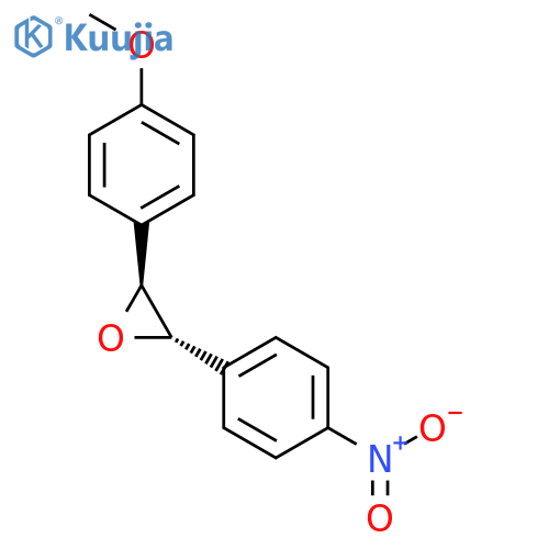 Oxirane, 2-(4-methoxyphenyl)-3-(4-nitrophenyl)-, (2R,3R)-rel- structure