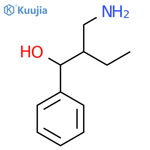 Benzenemethanol, α-[1-(aminomethyl)propyl]- structure