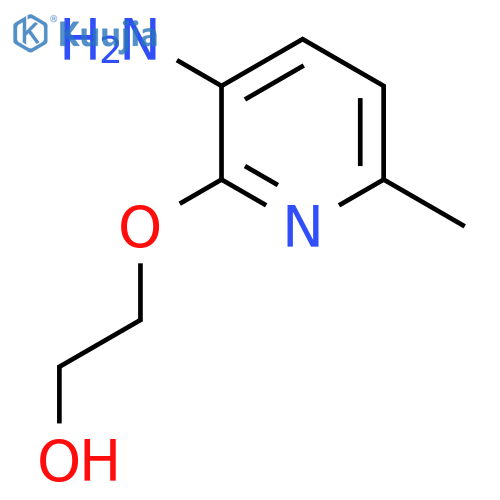 2-(3-amino-6-methylpyridin-2-yl)oxyethan-1-ol structure