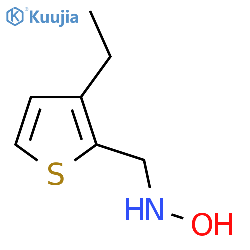 N-(3-ethylthiophen-2-yl)methylhydroxylamine structure