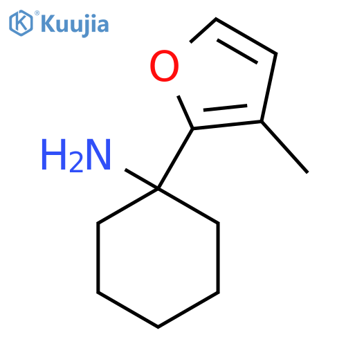 1-(3-methylfuran-2-yl)cyclohexan-1-amine structure