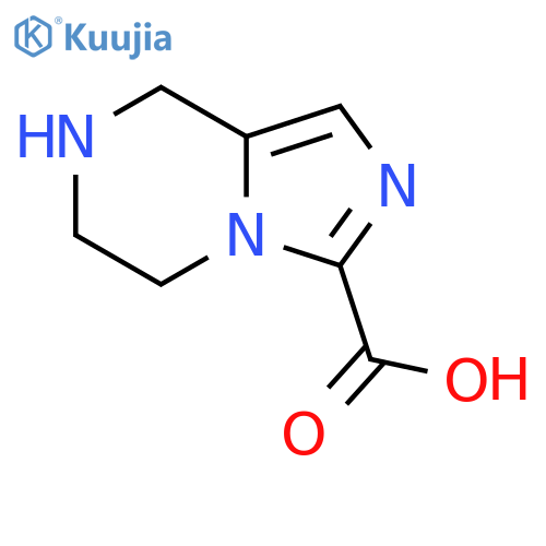 5H,6H,7H,8H-imidazo1,5-apyrazine-3-carboxylic acid structure