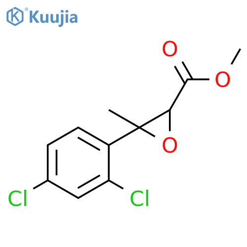 2-Oxiranecarboxylic acid, 3-(2,4-dichlorophenyl)-3-methyl-, methyl ester structure