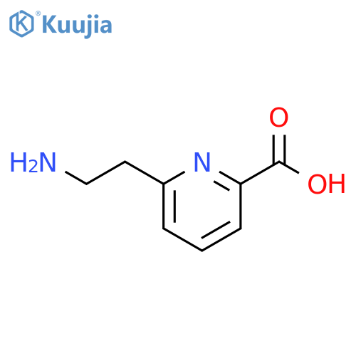 6-(2-aminoethyl)pyridine-2-carboxylic acid structure