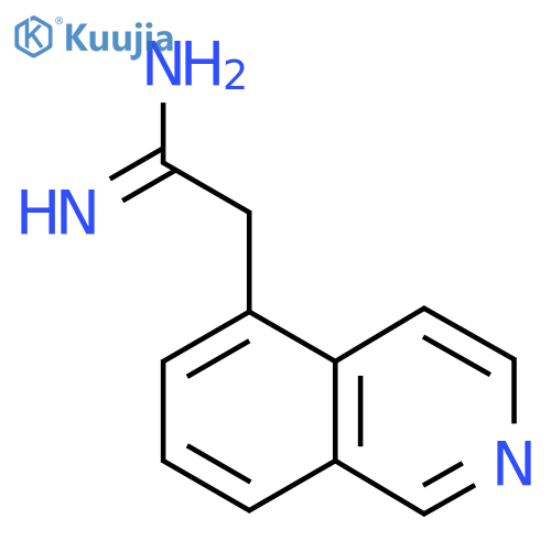 2-(isoquinolin-5-yl)ethanimidamide structure