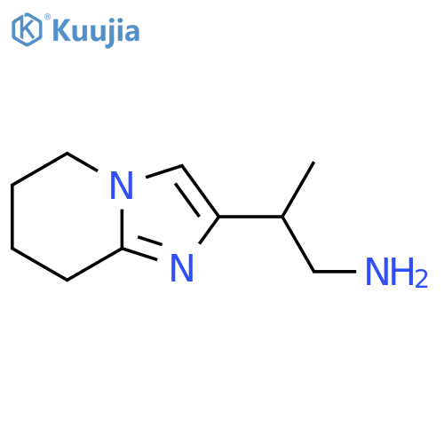 2-{5H,6H,7H,8H-imidazo1,2-apyridin-2-yl}propan-1-amine structure