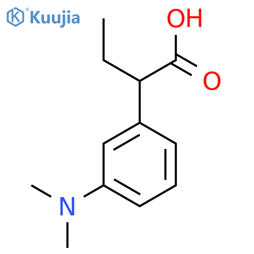 2-3-(dimethylamino)phenylbutanoic acid structure