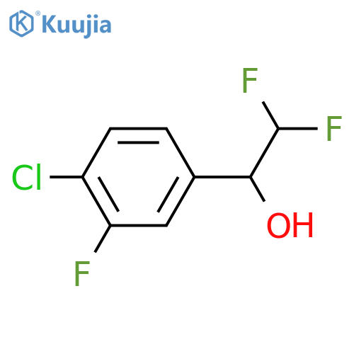 4-Chloro-α-(difluoromethyl)-3-fluorobenzenemethanol structure