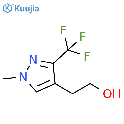 2-(1-methyl-3-(trifluoromethyl)-1H-pyrazol-4-yl)ethan-1-ol structure