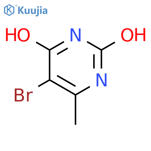 5-bromo-6-methyl-1,2,3,4-tetrahydropyrimidine-2,4-dione structure
