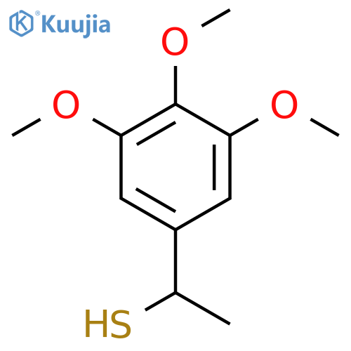 1-(3,4,5-trimethoxyphenyl)ethane-1-thiol structure