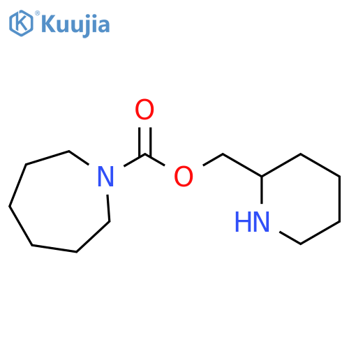 (piperidin-2-yl)methyl azepane-1-carboxylate structure