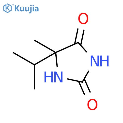 5-Isopropyl-5-methylimidazolidine-2,4-dione structure