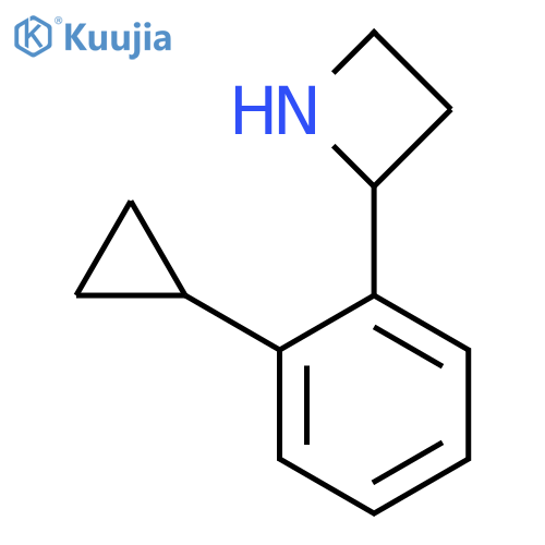2-(2-cyclopropylphenyl)azetidine structure