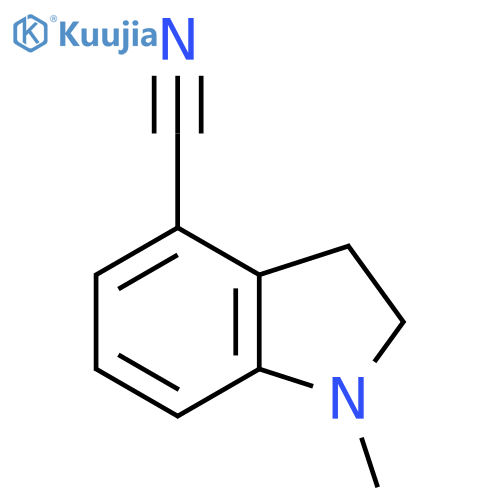 1-Methylindoline-4-carbonitrile structure