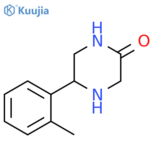 5-o-tolylpiperazin-2-one structure