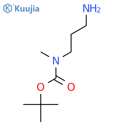 tert-butyl N-(3-aminopropyl)-N-methylcarbamate structure