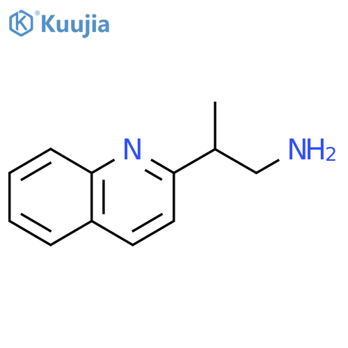 2-(quinolin-2-yl)propan-1-amine structure