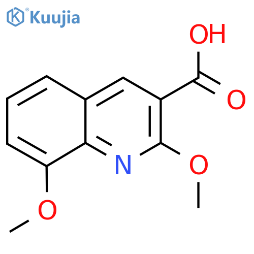 2,8-Dimethoxyquinoline-3-carboxylic acid structure
