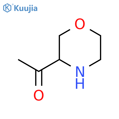 1-(Morpholin-3-yl)ethan-1-one structure
