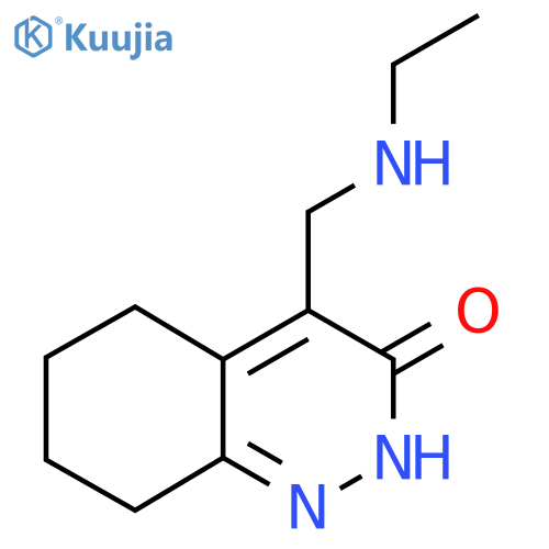 4-(ethylamino)methyl-2,3,5,6,7,8-hexahydrocinnolin-3-one structure