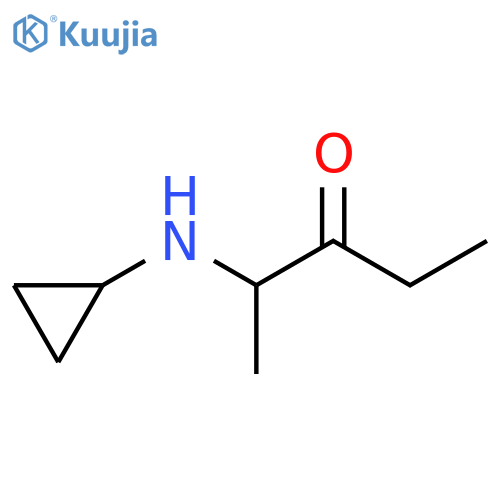 3-Pentanone, 2-(cyclopropylamino)- structure