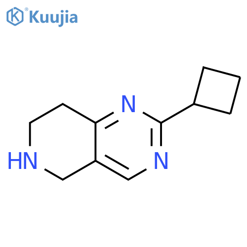 Pyrido[4,3-d]pyrimidine, 2-cyclobutyl-5,6,7,8-tetrahydro- structure