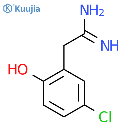 2-(5-chloro-2-hydroxyphenyl)ethanimidamide structure