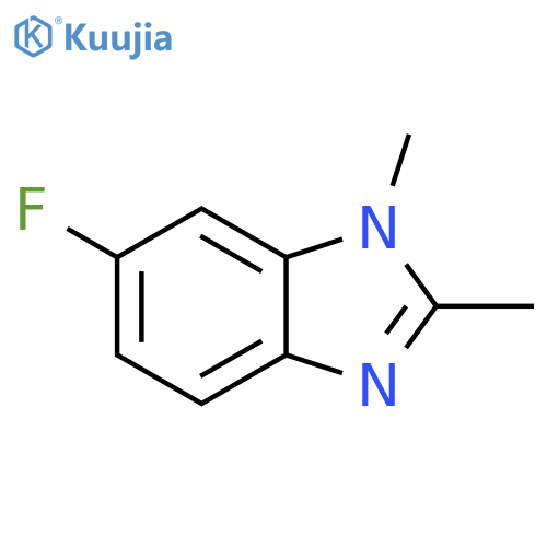 6-Fluoro-1,2-dimethyl-1H-benzodimidazole structure