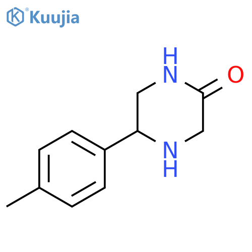 5-(4-Methylphenyl)piperazin-2-one structure