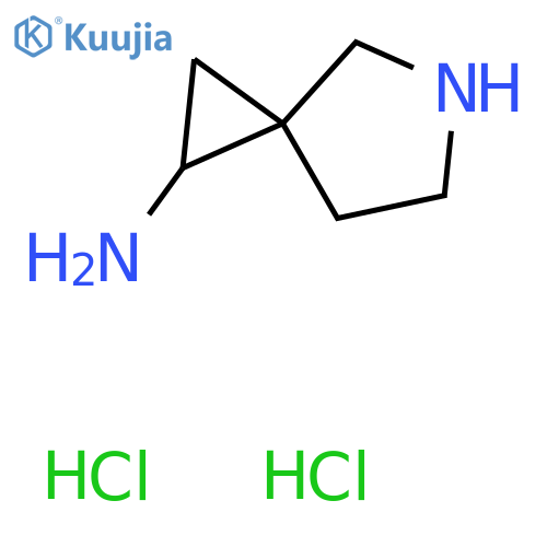 5-azaspiro[2.4]heptan-2-amine;dihydrochloride structure