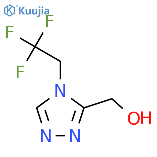 4-(2,2,2-trifluoroethyl)-4H-1,2,4-triazol-3-ylmethanol structure