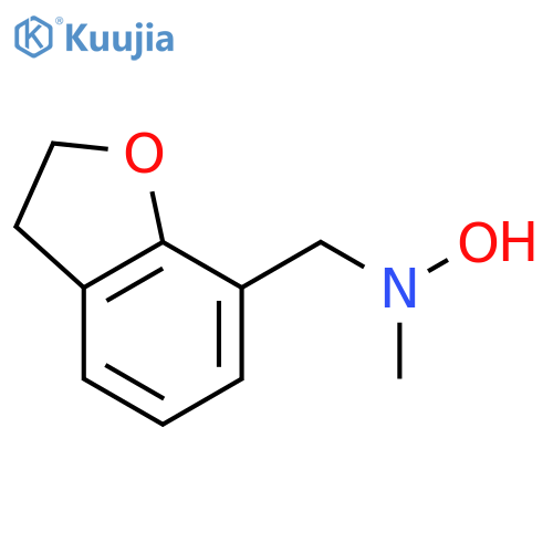 N-(2,3-dihydro-1-benzofuran-7-yl)methyl-N-methylhydroxylamine structure