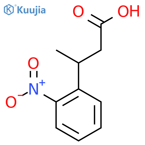 3-(2-nitrophenyl)butanoic acid structure