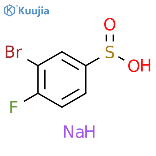 3-bromo-4-fluorobenzenesulfinate structure