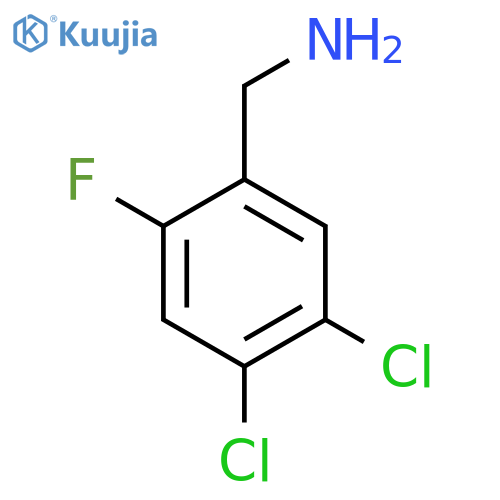 4,5-Dichloro-2-fluorobenzylamine structure