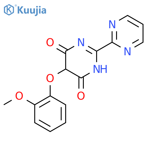 5-(2-Methoxyphenoxy)-2,2'-bipyrimidine-4,6(1H,5H)-dione structure