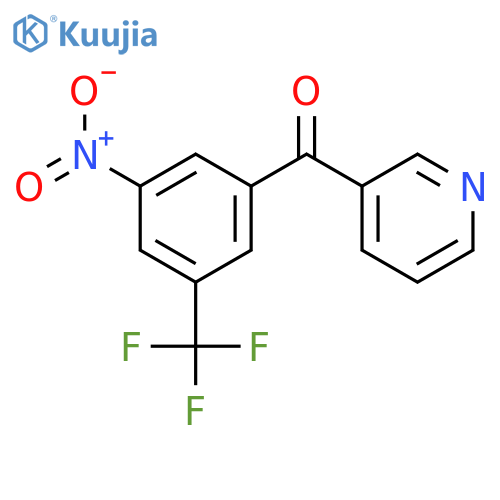 Methanone, [3-nitro-5-(trifluoromethyl)phenyl]-3-pyridinyl- structure