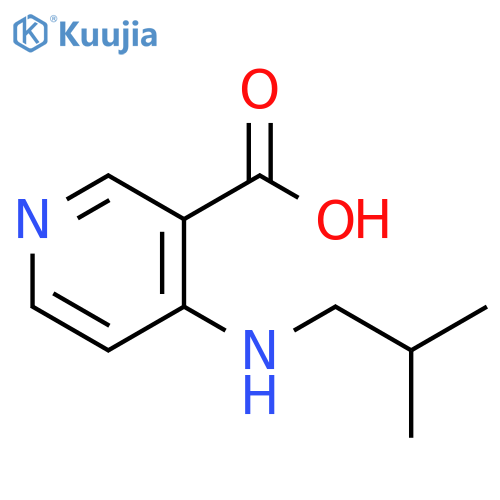 4-Isobutylamino-nicotinic acid structure