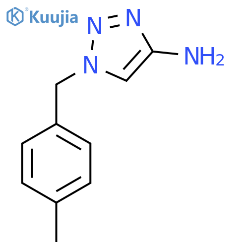1-(4-methylphenyl)methyl-1H-1,2,3-triazol-4-amine structure