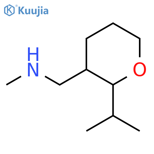 methyl({2-(propan-2-yl)oxan-3-ylmethyl})amine structure