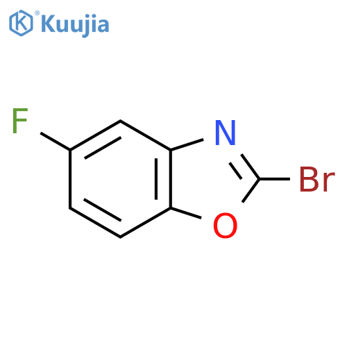 2-bromo-5-fluoro-1,3-benzoxazole structure