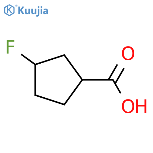 3-Fluorocyclopentanecarboxylic acid structure