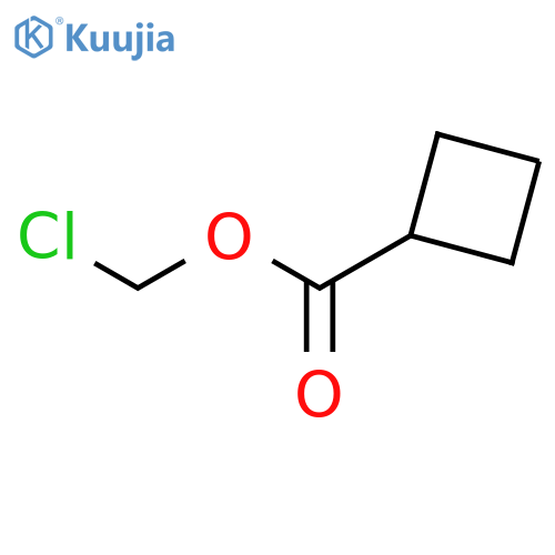 Cyclobutanecarboxylic acid, chloromethyl ester structure