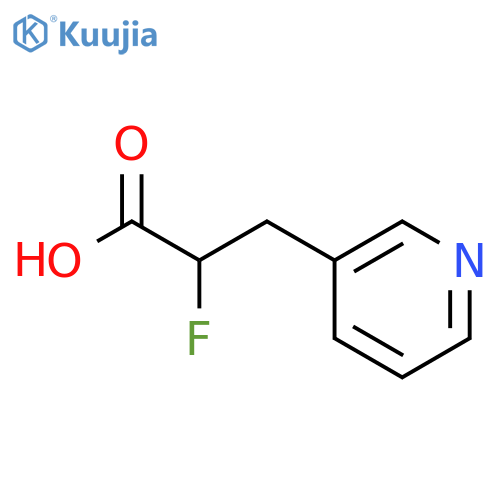 2-fluoro-3-(pyridin-3-yl)propanoic acid structure