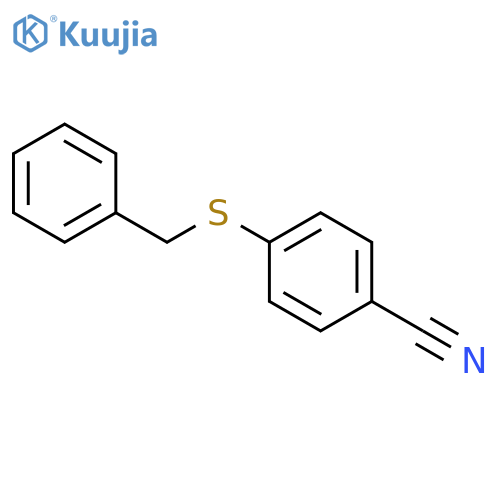 4-(benzylsulfanyl)benzonitrile structure