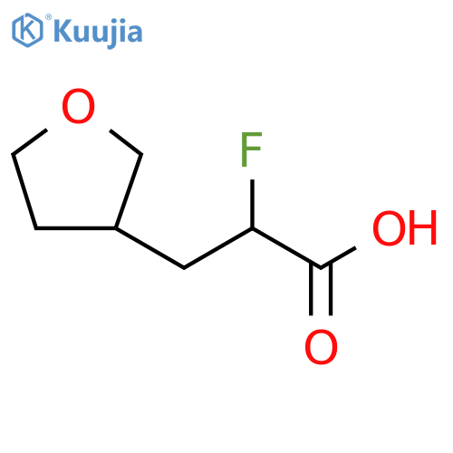 2-fluoro-3-(oxolan-3-yl)propanoic acid structure