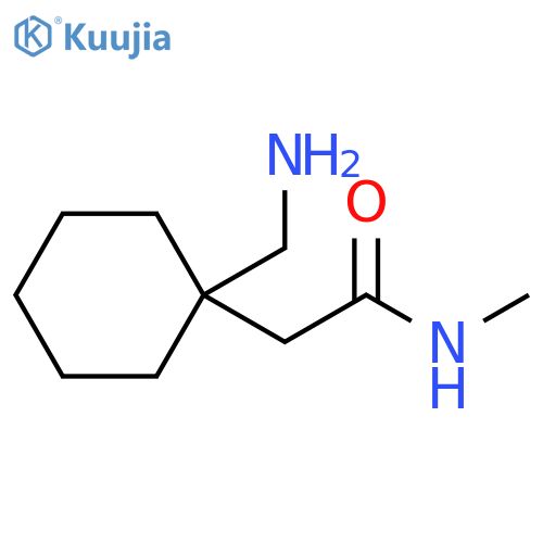 2-1-(aminomethyl)cyclohexyl-N-methylacetamide structure