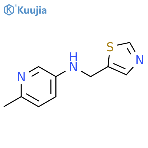 6-methyl-N-(1,3-thiazol-5-yl)methylpyridin-3-amine structure